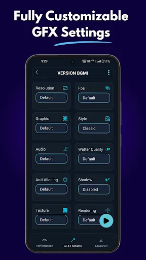 Скриншот 4 — PUBGMI GFX TOOL: Fps+Optimiser