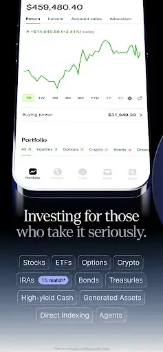 Скриншот 1 — Public – Stocks and Options