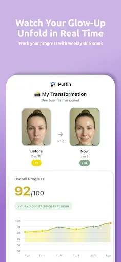 Скриншот 5 — Puffin: Acne Tracker