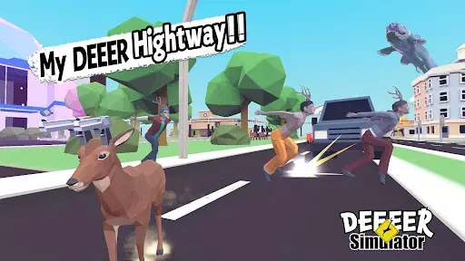 Скриншот 1 — DEEEER Simulator: Modern World