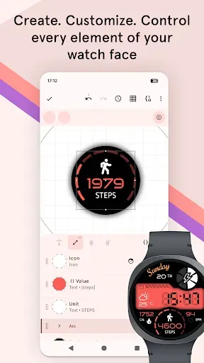 Скриншот 3 — Циферблаты Pujie — Wear OS 6