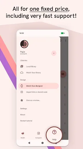 Скриншот 6 — Циферблаты Pujie — Wear OS 6