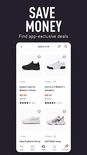 Скриншот 3 — PUMA | Clothes & Shoes App