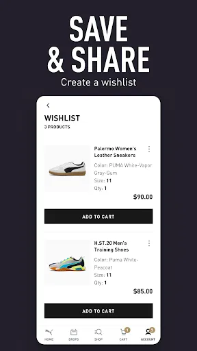 Скриншот 7 — PUMA | Clothes & Shoes App
