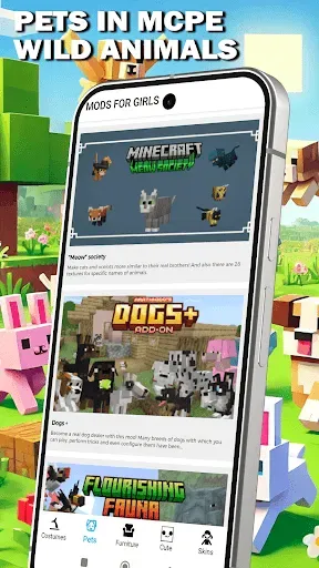 Скриншот 5 — Cute Mods for Girls for MCPE