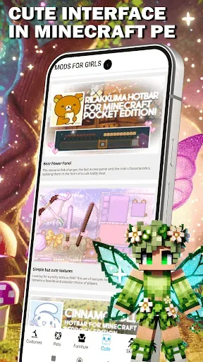 Скриншот 8 — Cute Mods for Girls for MCPE