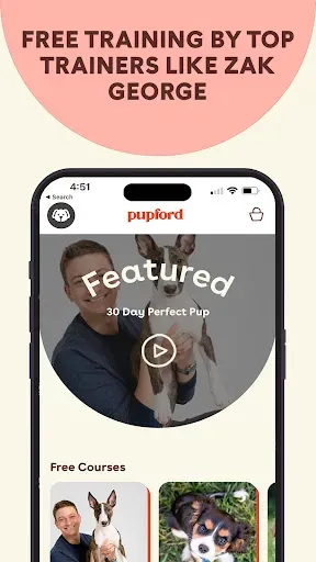 Скриншот 1 — Pupford: Dog & Puppy Training