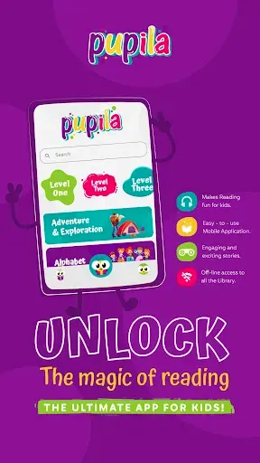 Скриншот 1 — Pupila Kids Books & Stories