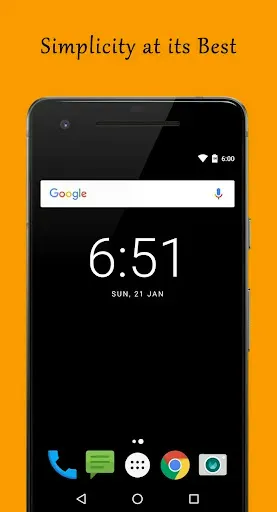 Скриншот 1 — Pure Black Wallpaper