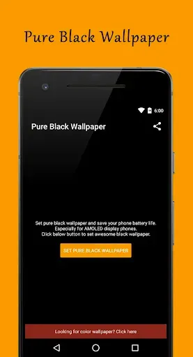 Скриншот 2 — Pure Black Wallpaper