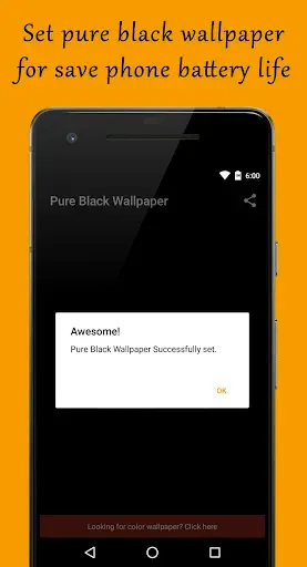 Скриншот 3 — Pure Black Wallpaper