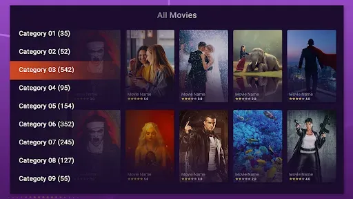 Скриншот 3 — Purple Lite - IPTV Player