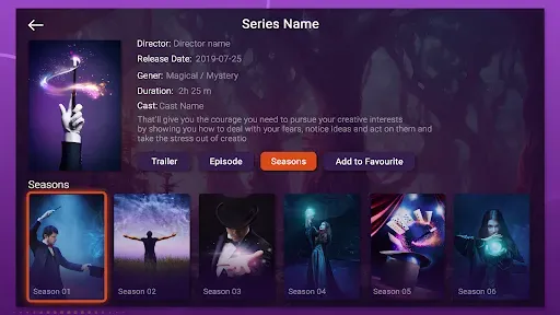 Скриншот 5 — Purple Lite - IPTV Player