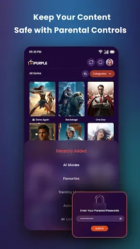 Скриншот 4 — Purple Lite Player for Mobile