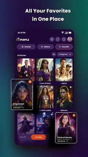 Скриншот 5 — Purple Lite Player for Mobile