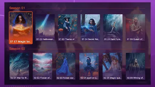 Скриншот 5 — Purple Launcher - IPTV Player