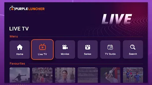 Скриншот 6 — Purple Launcher - IPTV Player