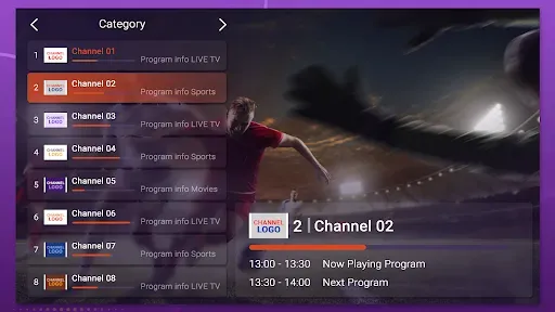 Скриншот 7 — Purple Launcher - IPTV Player