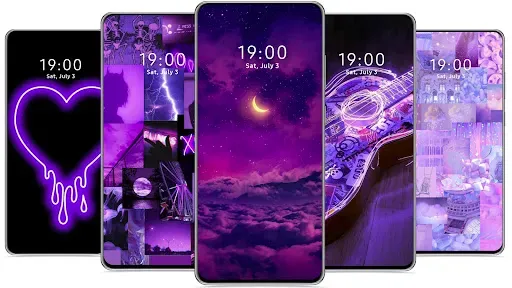 Скриншот 5 — Фиолетовые обои HD