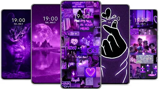 Скриншот 6 — Фиолетовые обои HD