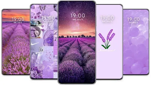 Скриншот 8 — Фиолетовые обои HD