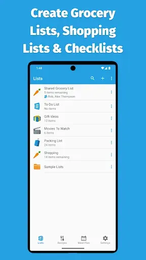 Скриншот 2 — AnyList: Grocery Shopping List