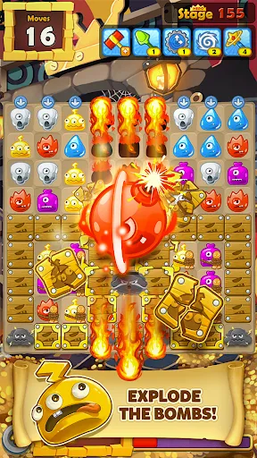 Скриншот 6 — MonsterBusters: Match 3 Puzzle