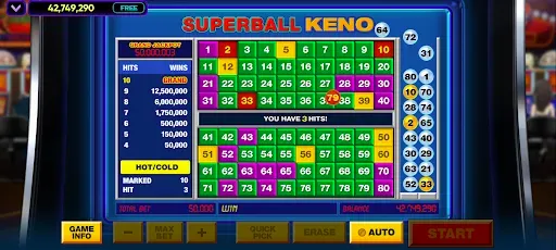 Скриншот 1 — Vegas Keno