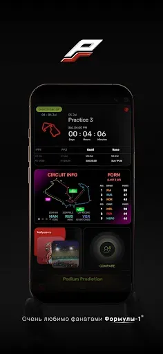 Скриншот 1 — Purple Sector: Виджеты Формулы