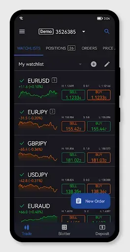Скриншот 1 — Purple Trading SC cTrader