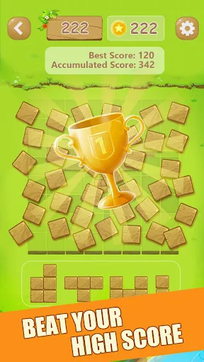 Скриншот 1 — Puzzle Green Blocks