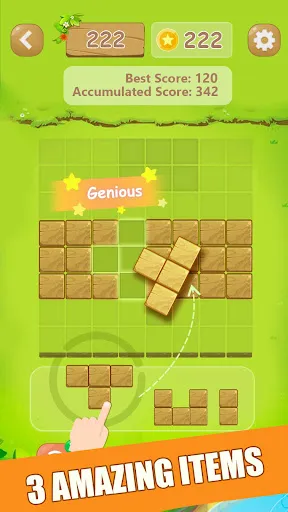 Скриншот 3 — Puzzle Green Blocks