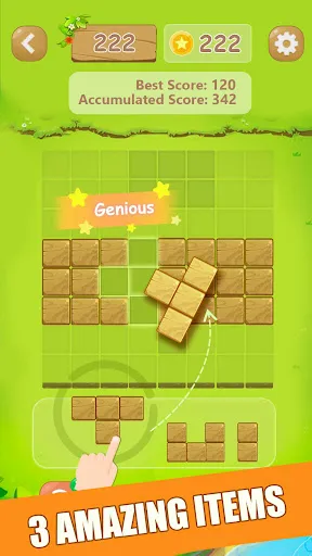 Скриншот 6 — Puzzle Green Blocks