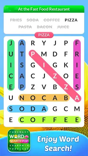 Скриншот 1 — Word Search Pop: Find Words