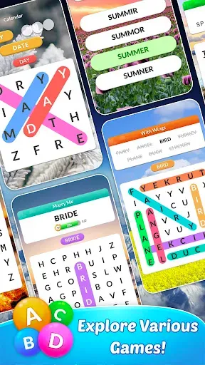 Скриншот 4 — Word Search Pop: Find Words