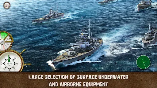 Скриншот 1 — Naval Warship Tactics: Online