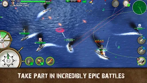 Скриншот 3 — Naval Warship Tactics: Online