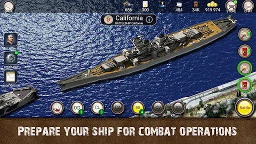Скриншот 4 — Naval Warship Tactics: Online