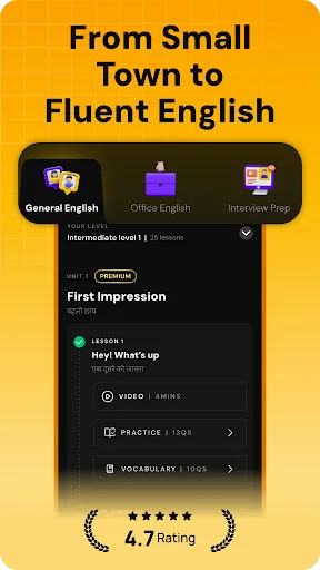 Скриншот 1 — PW Talk: English Speaking App