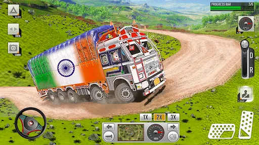 Скриншот 1 — OffRoad Indian Truck Simulator