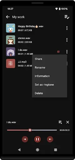 Скриншот 4 — Voice Changer : Music Custom