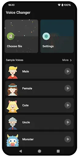 Скриншот 6 — Voice Changer with Effects