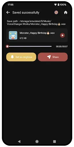 Скриншот 8 — Voice Changer with Effects