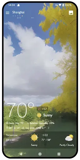 Скриншот 2 — Live Weather Forecast : VR