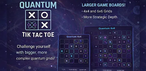 Скриншот 2 — Quantum Tic Tac Toe