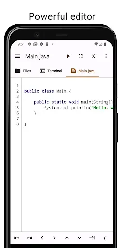 Скриншот 1 — JStudio - IDE for Java, Kotlin