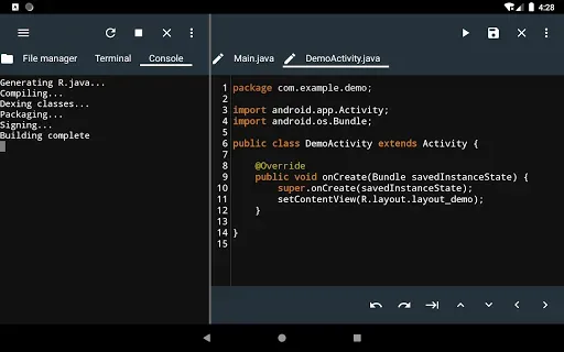 Скриншот 7 — JStudio - IDE for Java, Kotlin