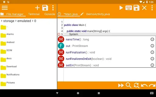 Скриншот 8 — JStudio - IDE for Java, Kotlin