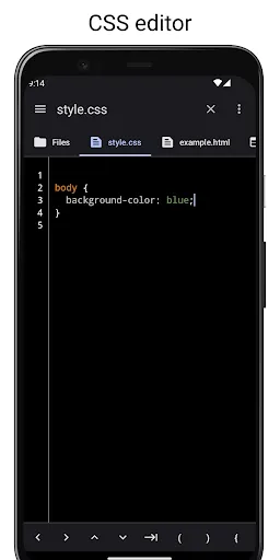 Скриншот 5 — WebCode - html, css, js ide