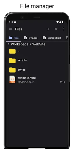 Скриншот 8 — WebCode - html, css, js ide